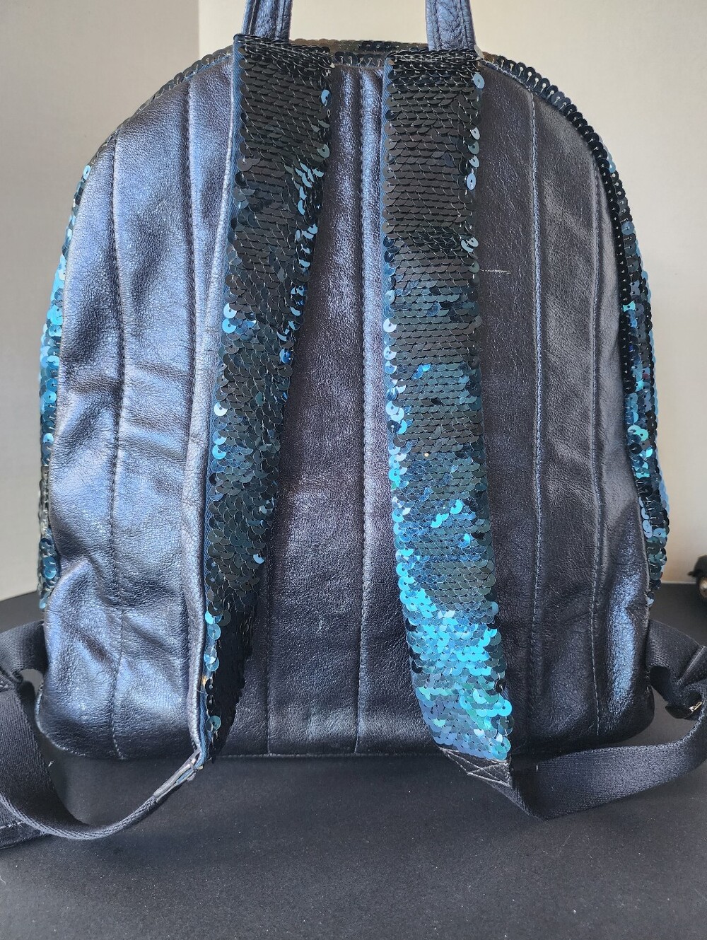 Coach Poppy Spotlight Blue Sequin Backpack, EUC, 2010, 15348 - Picture 7 of 15